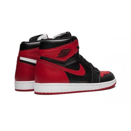 PK God Jordan 1 High Homage To Home AR9880 023 BLACK/UNIVERSITY RED – WHITE AJ Shoes