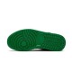 PK God Jordan 1 High Pine Green 2.0 555088 030 BLACK/WHITE-PINE GREEN/GYM RED AJ Shoes