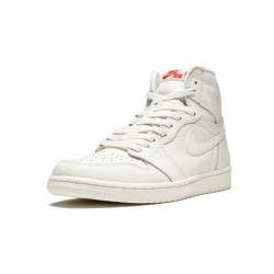 PK God Jordan 1 High Sail 555088 114 SAIL/UNIVERSITY RED AJ Shoes