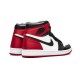 PK God Jordan 1 High OG “Satin Black Toe” CD0461 016 BLACK/BLACK-WHITE-VARSITY RED AJ Shoes