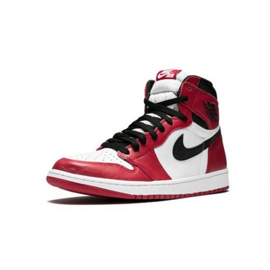 PK God Jordan 1 High OG “Chicago” DA2728 100 White/Varsity Red-Sail-Black AJ Shoes