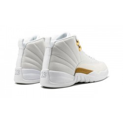 PK God Jordan 12 OVO White 873864 102 WHITE/ METALLIC GOLD-WHITE AJ Shoes