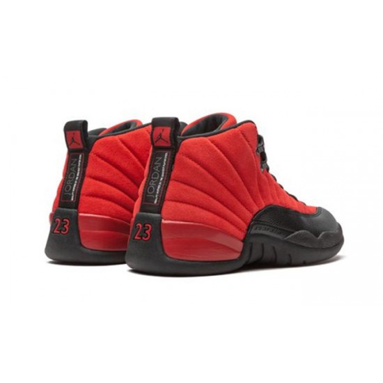 PK God Jordan 12 Reverse Flu Game CT8013 602 VARSITY RED/BLACK AJ Shoes