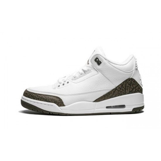 PK God Jordan 3 Mocha 136064 122 WHITE/CHROME/DARK MOCHA AJ Shoes