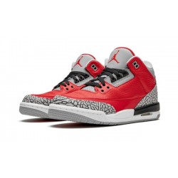 PK God Jordan 3 Red Cement CQ0488 600 VARSITY RED/VARSITY RED-CEMENT AJ Shoes