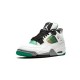 PK God Jordan 4 Rasta &Lucid Green AQ9129 100 WHITE/BLACK-UNIV RED-LUCID GRE AJ Shoes