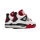 PK God Jordan 4 Fire Red DC7770 160 WHITE/FIRE RED-BLACK-TECH GREY AJ Shoes