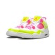 PK God Jordan 4 Retro White Lemon Pink WHITE CV7808 100 WHITE/LEMON VENOM/PINK BLAST AJ Shoes