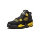 PK God Jordan 4 Thunder 308497 008 BLACK/WHITE-TOUR YELLOW AJ Shoes