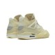 PK God Jordan 4 SAIL/MUSLIN-WHITE CV9388 100 SAIL/MUSLIN-WHITE-BLACK AJ Shoes