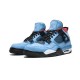 PK God Jordan 4 Cactus Jack University Blue/Varsity Red 308497 406 University Blue/ Red AJ Shoes