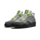 PK God Jordan 4 Neon 95 CT5342 007 COOL GREY/VOLT-WOLF GREY-ANTHR AJ Shoes