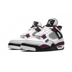 PK God Jordan 4 PSG CZ5624 100 WHITE/NEUTRAL GREY-BLACK-BORDE AJ Shoes