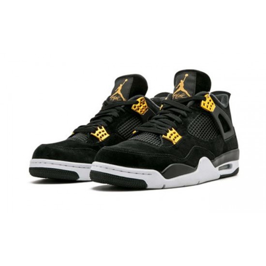 PK God Jordan 4 Retro Royalty 308497 032 Black AJ Shoes