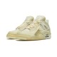 PK God Jordan 4 SAIL/MUSLIN-WHITE CV9388 100 SAIL/MUSLIN-WHITE-BLACK AJ Shoes