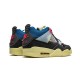 PK God Jordan 4 Off Noir DC9533 001 OFF NOIR/BRIGADE BLUE-DARK SMO AJ Shoes