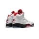 PK God Jordan 5 Fire Red DA1911 102 TRUE WHITE/FIRE RED-BLACK AJ Shoes