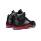 PK God Jordan 5 Satin Bred NOIR/UNIVERSITE ROUGE 136027 006 AJ Shoes