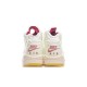 PK God Jordan 5 White Sail/Fire Red-Muslin-Black CT8480-100 Red Black AJ Shoes