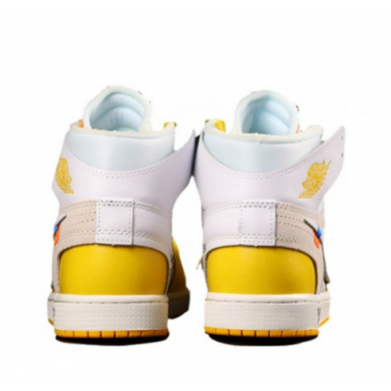 PK God Jordan 1 High Canary Yellow AQ0818 149 CANARY YELLOW/WHITE AJ Shoes