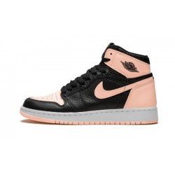 PK God Jordan 1 High Crimson Tint 575441 081 BLACK/CRIMSON TINT-WHITE AJ Shoes