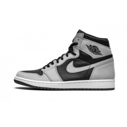 PK God Jordan 1 High Black Smoke Grey BLACK 555088 035 BLACK/WHITE-LIGHT SMOKE GREY AJ Shoes